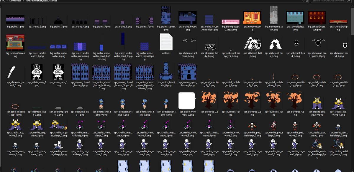 #undertale THE SPRITES ARE PUBLIC