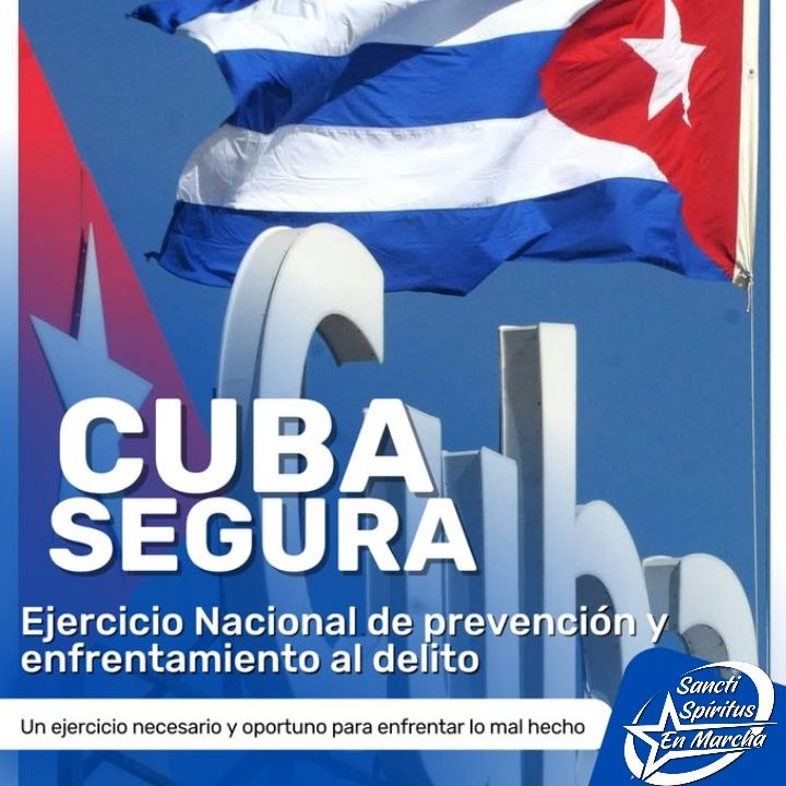 ssp_enmarcha's tweet image. Comienza hoy IV Ejercicio Nacional de Prevención y Enfrentamiento al delito, reforzando la unidad y acción conjunta para preservar la tranquilidad ciudadana y el orden interior. 

Juntos protegemos a nuestro pueblo. No habrá impunidad!!

#CubaSegura
#SanctiSpíritusEnMarcha