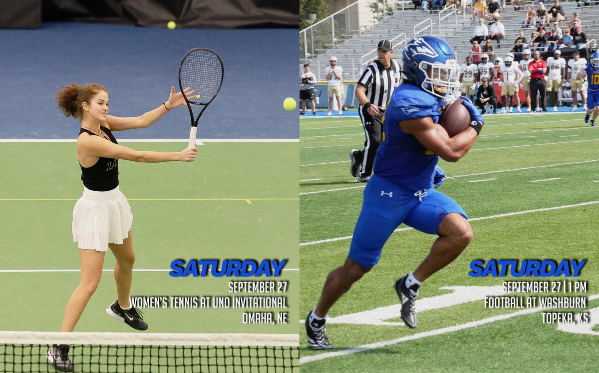 UNK Athletics (@unk_athletics) on Twitter photo LOPERโS WEEK AHEAD ๐ฃ
Sponsored events:
Volleyball
๐๏ธ: Friday, September 26
๐: Central Missouri
๐: 6 PM
๐คSponsor:ย <a href="/NewWestPT/">New West PT</a>
Soccer
๐๏ธ: Friday, September 26
๐: Pittsburg State
๐: 7 PM
๐๏ธ: Sunday, September 28
๐: Missouri Southern
๐: 12 PM
๐คSponsor:ย <a href="/thecraftydog89/">The Crafty Dog Kearney</a> LOPERโS WEEK AHEAD ๐ฃ
Sponsored events:
Volleyball
๐๏ธ: Friday, September 26
๐: Central Missouri
๐: 6 PM
๐คSponsor:ย <a href="/NewWestPT/">New West PT</a>
Soccer
๐๏ธ: Friday, September 26
๐: Pittsburg State
๐: 7 PM
๐๏ธ: Sunday, September 28
๐: Missouri Southern
๐: 12 PM
๐คSponsor:ย <a href="/thecraftydog89/">The Crafty Dog Kearney</a>