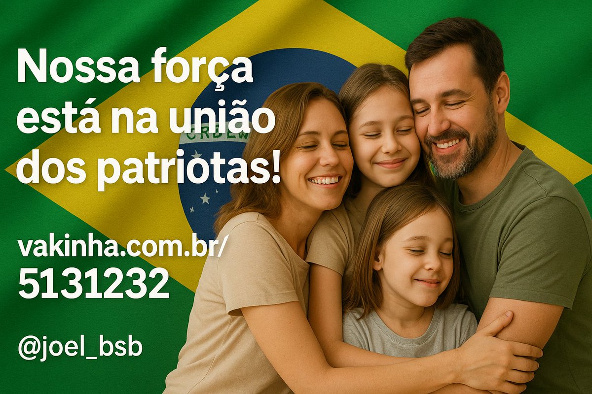"🙏✨ Agradeço de coração a todos que já compartilharam e curtiram nossa campanha. 💖 Vocês já fazem parte deste projeto de amor e esperança. 🌟 Que Deus abençoe cada um de vocês! 🙌💫
👉 Link da Vakinha"