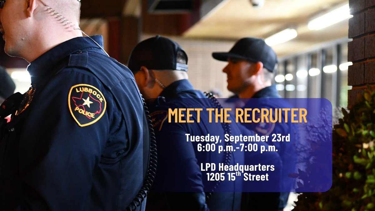 🚨🤝***MEET THE RECRUITER &amp; ROW PRACTICE***🤝🚨

Our recruiters will be at LPD Headquarters on Tuesday, September 23rd from 6 p.m.-7 p.m. to talk to you about testing and the academy! You'll also have a chance to practice the row test!

The entrance exam is THIS Saturday,