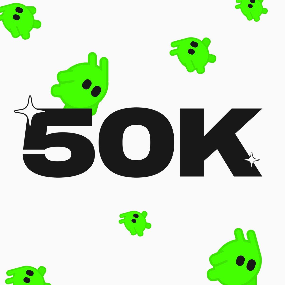 prjx_hl's tweet image. WE JUST HIT 50,000 USERS!
