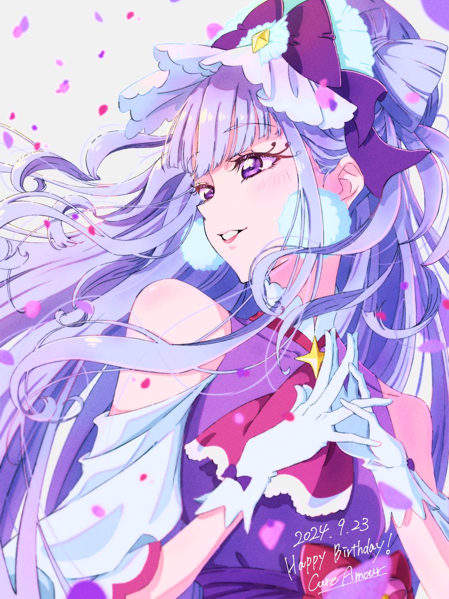 sacchan_417's tweet photo. ルールー今年も誕生日おめでとう！！
プリの最推しは一生ルールーだよ！
...これは過去絵だけど！新規も絶対すぐ上げるから！
＃ルールーアムール生誕祭2025
＃キュアアムール生誕祭2025
＃precure https://t.co/za29Ptg3pn