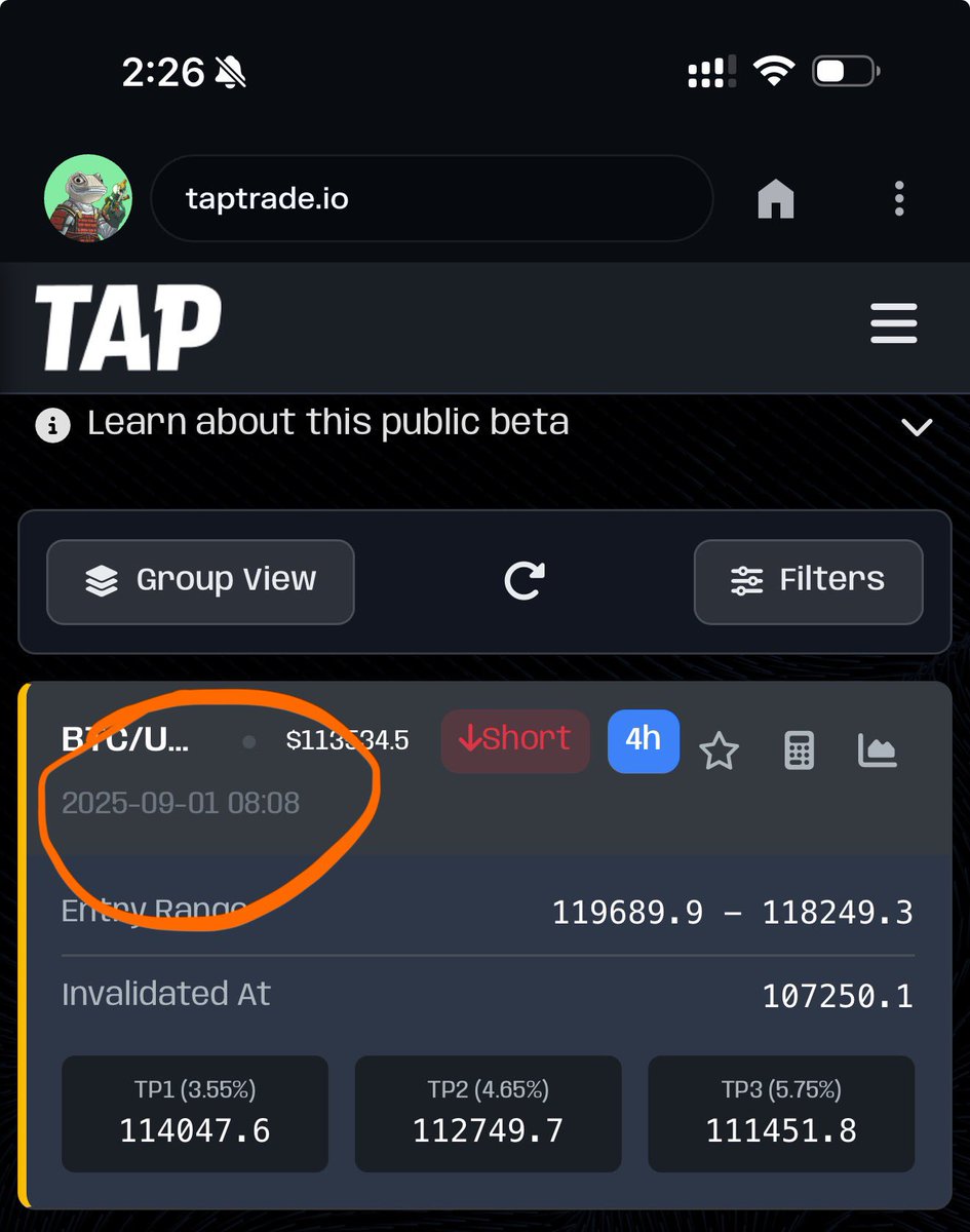 Are you a victim of recent liquidations?
If only there was some way you could’ve known 🤔 

Try <a href="/TAPfintech/">TAP</a> and I personally guarantee you’ll reduce liquidations considerably!!

This dip was identified long ago by THOR! The numbers don’t lie!💯

Don’t fade this any longer! Use my