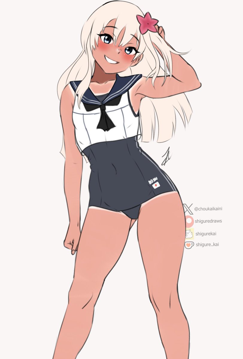 Ro-chan!

#艦これ版深夜の真剣お絵描き60分一本勝負 
#艦これ版真剣お絵描き60分一本勝負_20250922