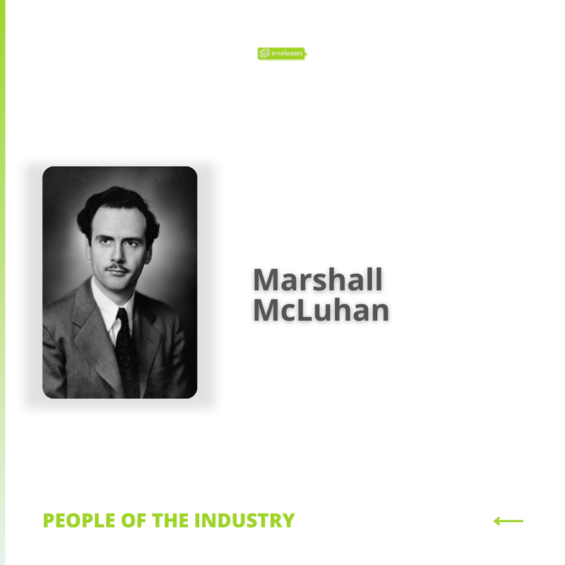 🌐 Discover the mind behind modern media theory!  

Marshall McLuhan, born in 1911, reshaped our understanding of how media impacts society and culture.