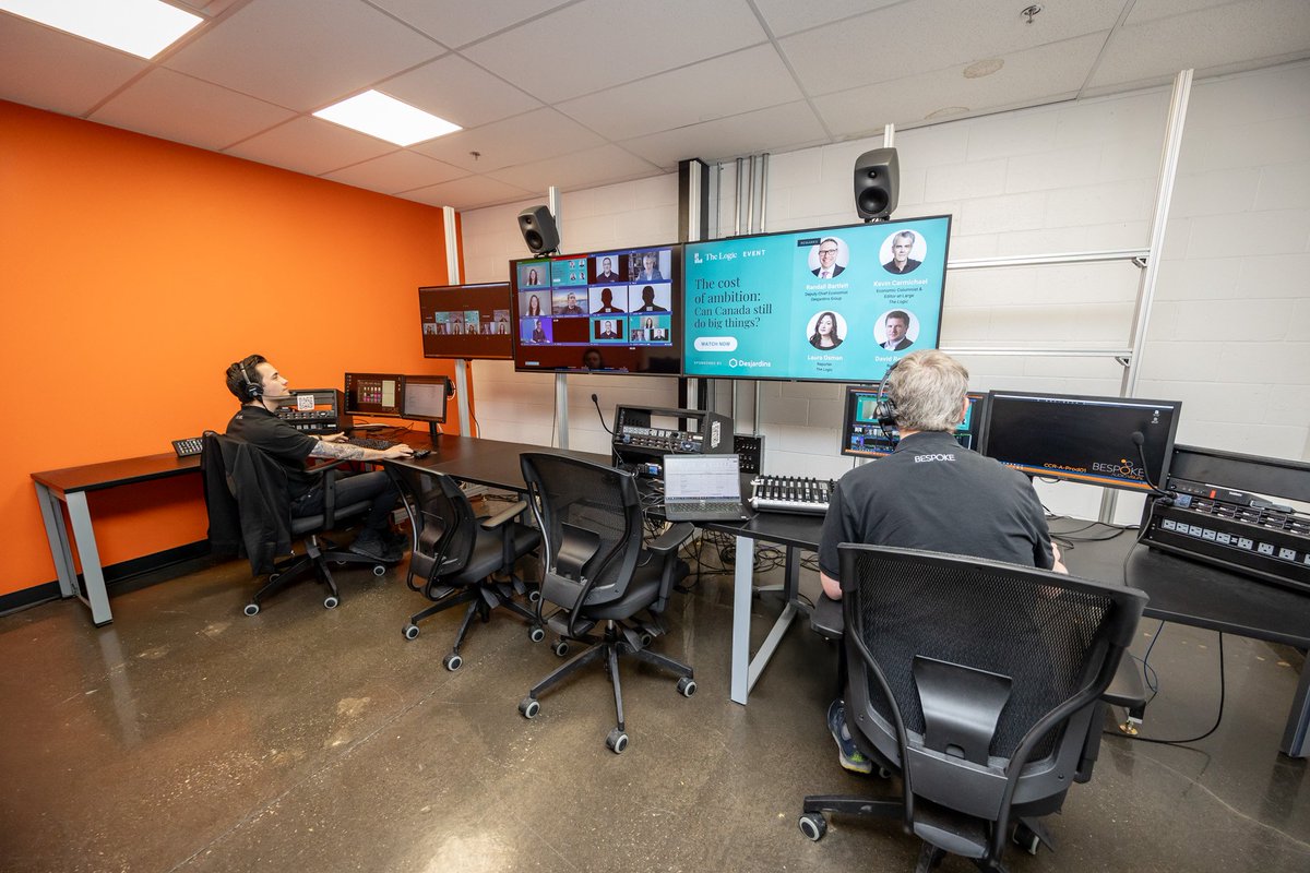 bespokeav's tweet photo. Curious about what’s happening behind the scenes of virtual events? We’re expert planners so it’s a lot less chaotic than you might think! #BespokeAV #audiovisual #eventprofs https://t.co/1EiU31AVTY