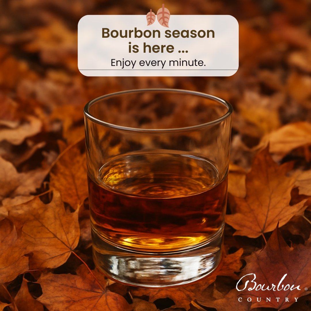 justaddbourbon's tweet image. Happy fall, y'all! 🍂 Autumn is officially bourbon season, and we hope you enjoy every minute of it! 🥃
.
.
#HappyFall #BourbonSeason #BourbonCountry #NationalBourbonHeritageMonth