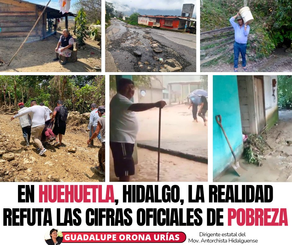 ✍️Te invito a leer mi opinión semanal:

EN HUEHUETLA, HIDALGO, LA REALIDAD REFUTA LAS CIFRAS OFICIALES DE POBREZA

Puedes leerla completa, aquí 👇🏻
facebook.com/share/p/1FPiWi…