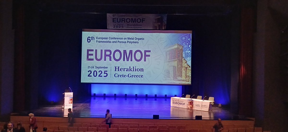 Poster session at <a href="/euromof2025/">EUROMOF2025</a> completed 👩🏻‍🔬✅️ #EuroMOF2025 #EuroMOF