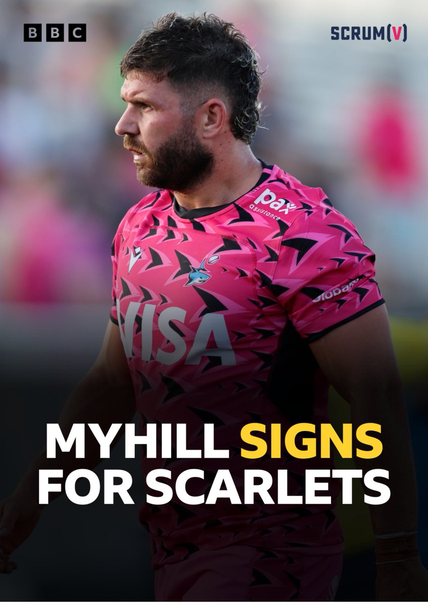BBCScrumV's tweet image. Wales hooker Kirby Myhill has joined Scarlets on a short-term loan as injury cover 🖊️

The 33-year-old has been playing with Miami Sharks in America&apos;s Major League for the last two seasons 🏉

#BBCRugby