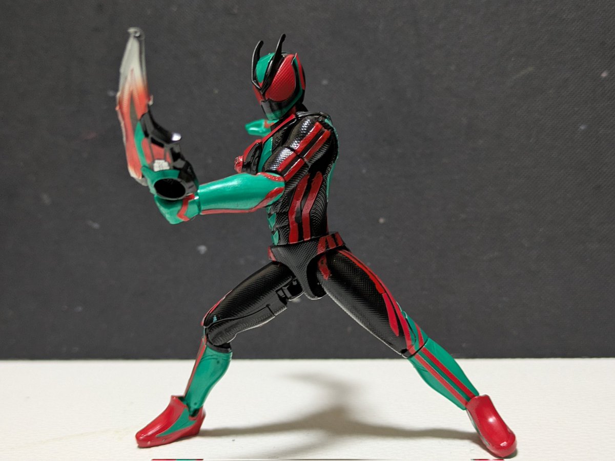 装動ゼッツ完成しました〜塗装もしてあります #装動 #仮面ライダーゼッツ