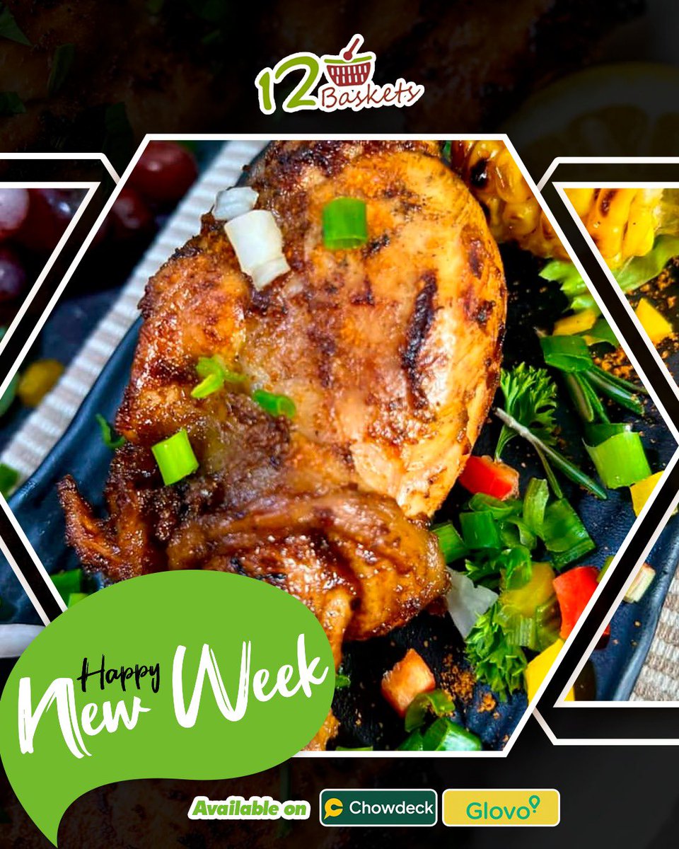 12BasketsHQ's tweet image. A new week, the same truth: nothing beats 12Baskets 💚😋 Order today and keep the vibes delicious.✨

#smallchops #restaurantsinlagos #smallchopsinlagos #smallchopsinabuja #grilledfishinlagos #lagos #abuja #12Baskets