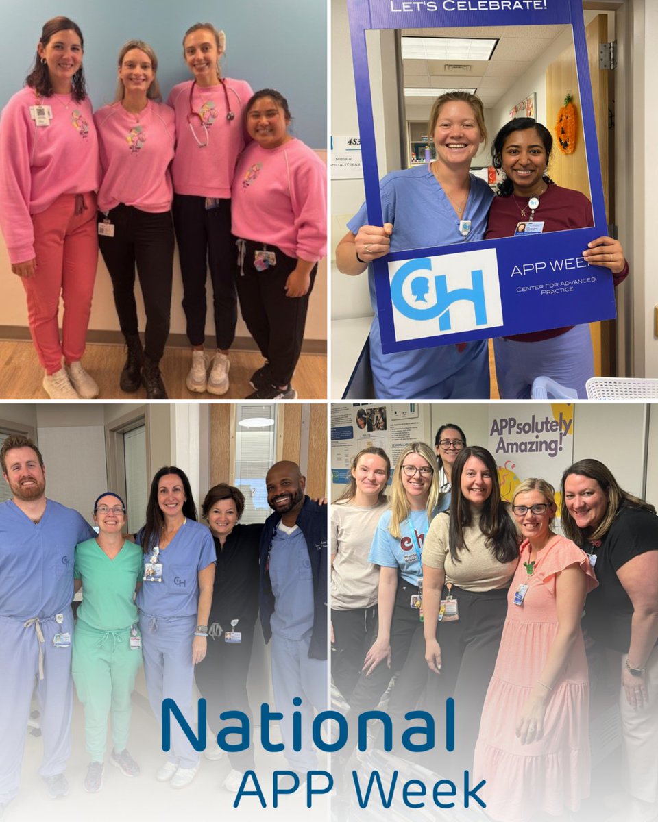 CHOPCareers's tweet image. It’s National #APPWeek! At CHOP, more than 1,100 #AdvancedPracticeProviders deliver specialized, expert care to all patient populations within our hospitals and Care Network.

Explore career opportunities:ms.spr.ly/6015sUFjv