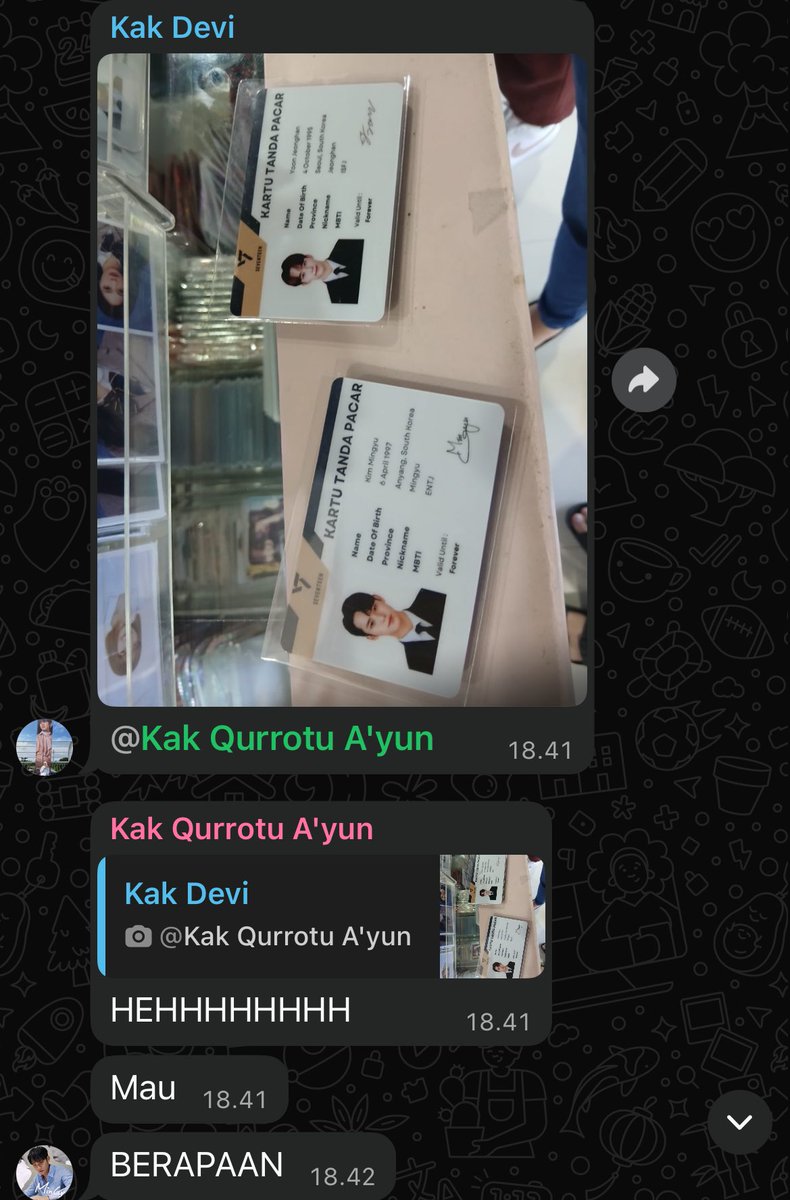 WonRinnnn's tweet photo. Definisi yg cari jajan aku, tapi yg beli jadi 3 orang 🤣
@wonforvi @gyukim0604 

Kalimat keramat tuh emang “kamu beli, aku juga beli” 🙏🏻 https://t.co/ZK40iAvd03