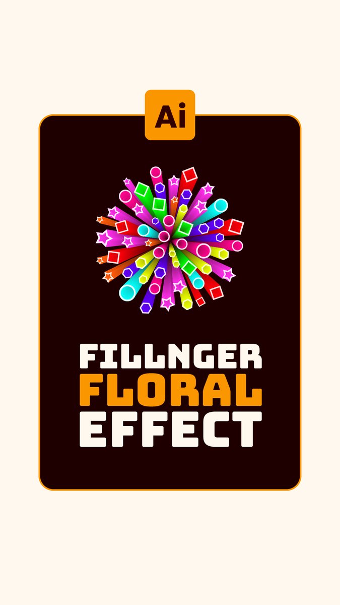 atiqurrahmanstu's tweet image. 🌸 Use Fillinger Script to make floral ornaments in Illustrator — quick steps to create editable swashes and decorative elements.

#FillingerScript #IllustratorTips
