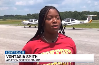 ASASsouthfl's tweet photo. We’re so beyond proud of our All-Star alumna, Vontasia Smith, who just completed her solo flight as part of the inaugural class of @tuskegee_aviation. Check out the video! 🌟

https://t.co/K3mTzQVhGn https://t.co/vQ2ZtwcFmI
