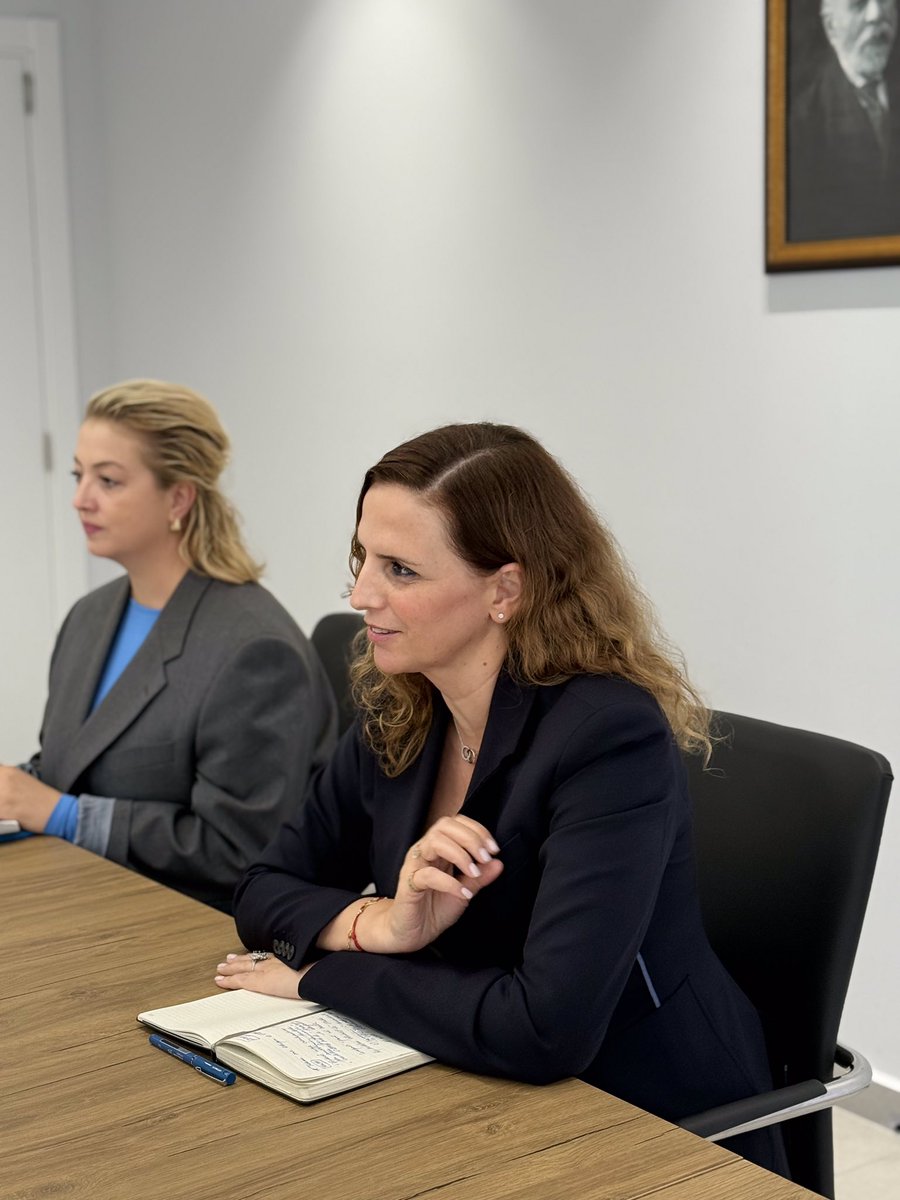 SASPACALBANIA's tweet photo. Ms. Eridana Çano hosted Ms. Judit Rozsa (EU Commission) &amp; Ms. Krisela Hackaj (CDI) at #SASPAC to discuss key EU instruments: 🇪🇺 RRF for sustainable reforms &amp; 🇦🇱 #RGF to boost #Albania’s #EU readiness. Focus: performance-based funding, reforms &amp; fund absorption. https://t.co/XCHO98Ujs8