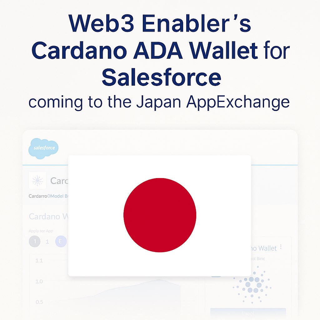 web3enabler's tweet image. We’re proud to drive international enterprise adoption of ⁦@Cardano⁩. 🌎

Check out the following resources we’ve built so far for ⁦@salesforce⁩ Japan. 🇯🇵

👉 A Japanese translation of our Cardano product page: web3enabler.com/product/cardan…