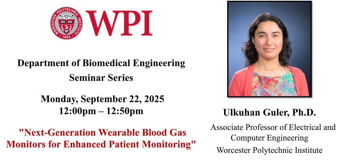 WPI Biomedical Engineering Department tweet media