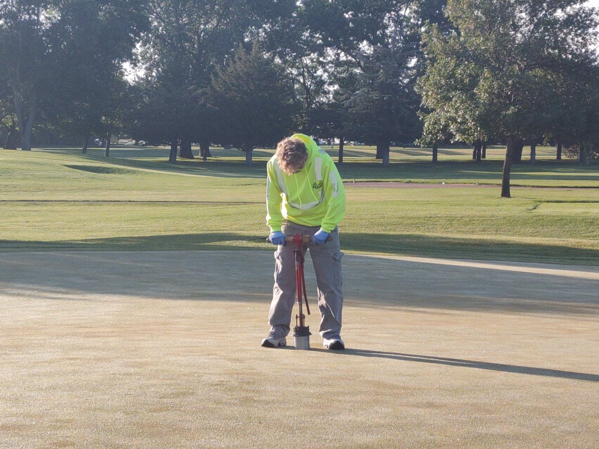 Was cool that my son was able to work at the course this year.