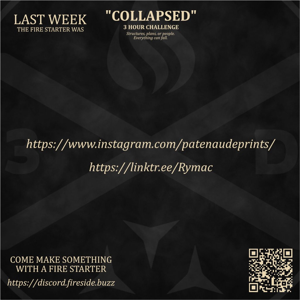 🔥 WEEK 12: CHANGED

This week's Firestarter Challenge word is: **CHANGE**

Interpret it freely: emotional, mythic, visual, or surreal.  
Create in any form — and tag **#FirestarterChallenge** to share.

Let’s keep the fire alive.