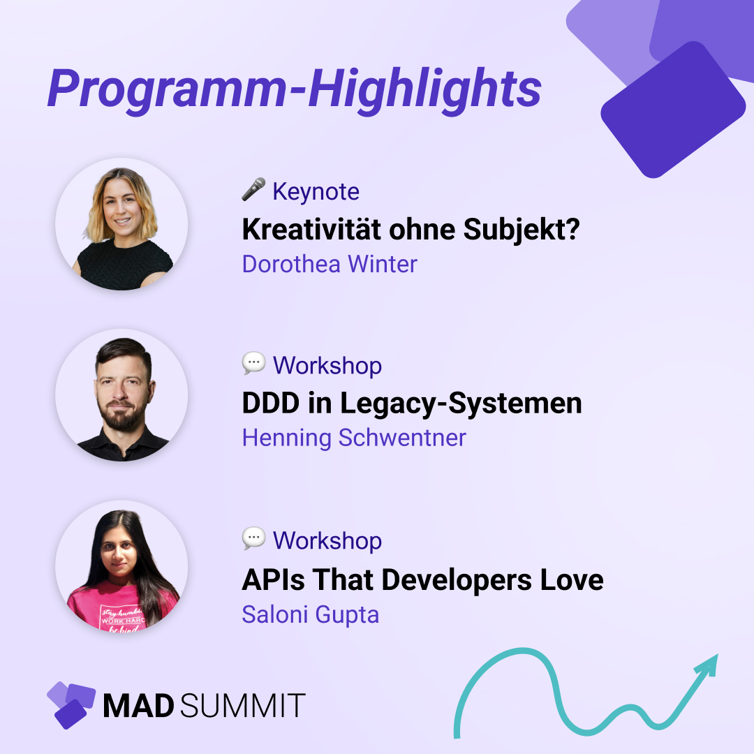 mad_summit's tweet image. Von Prompt Engineering über Legacy-System-Transformationen bis hin zur API-Security: Auf dem Summit erwarten dich 💬18+ Hands-on Workshops, 🎤5 Keynotes und ⚙ein Bootcamp.

Hier lernst du von echten Projekterfahrungen!

Zum gesamten Programm: mad-summit.de/berlin/program…