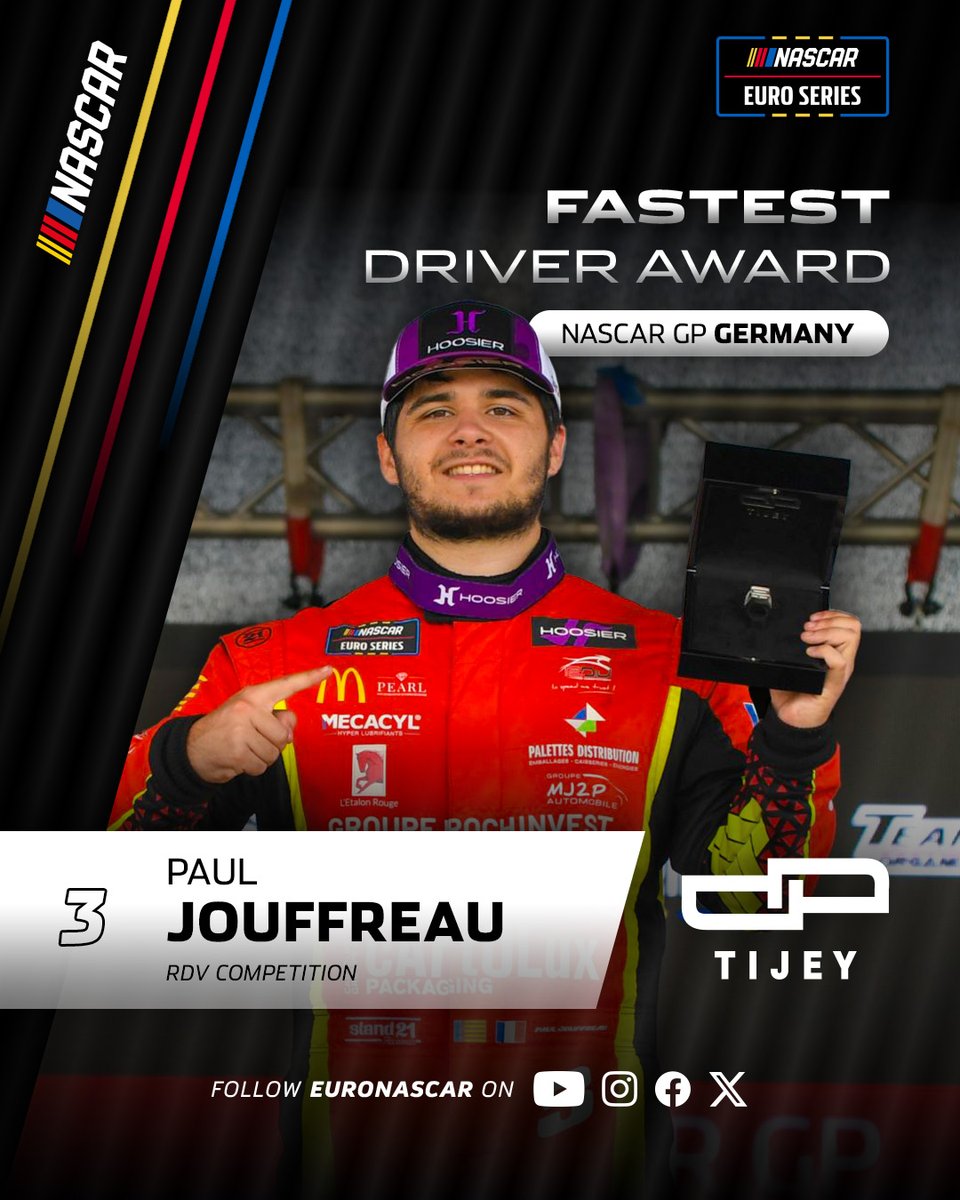Your <a href="/NASCAR/">NASCAR</a> GP Germany 🇩🇪 at <a href="/MotorspArenaOC/">Motorsport Arena OC</a> winner of the TiJey Fastest Driver Award is Paul Jouffreau 💍

👩‍🎨 <a href="/dpflug_/">DANIEL PFLUG</a>