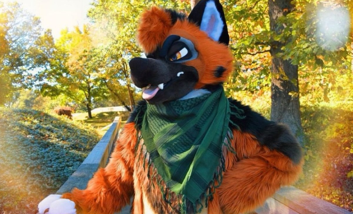 The best way to it is through it!💪🔥
 #MixedCandyMonday #furry #furries #fursuit #fursuits