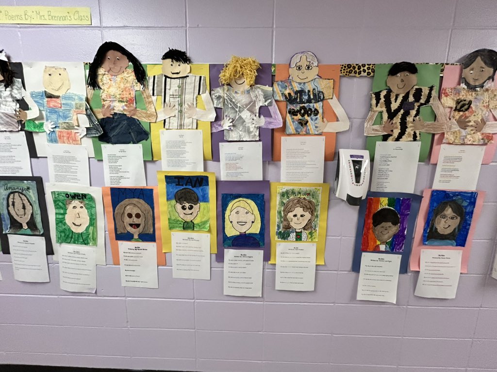 Our beautiful final products: I Am Poems and My Skin poems! <a href="/LISShines/">LIS Shines</a>