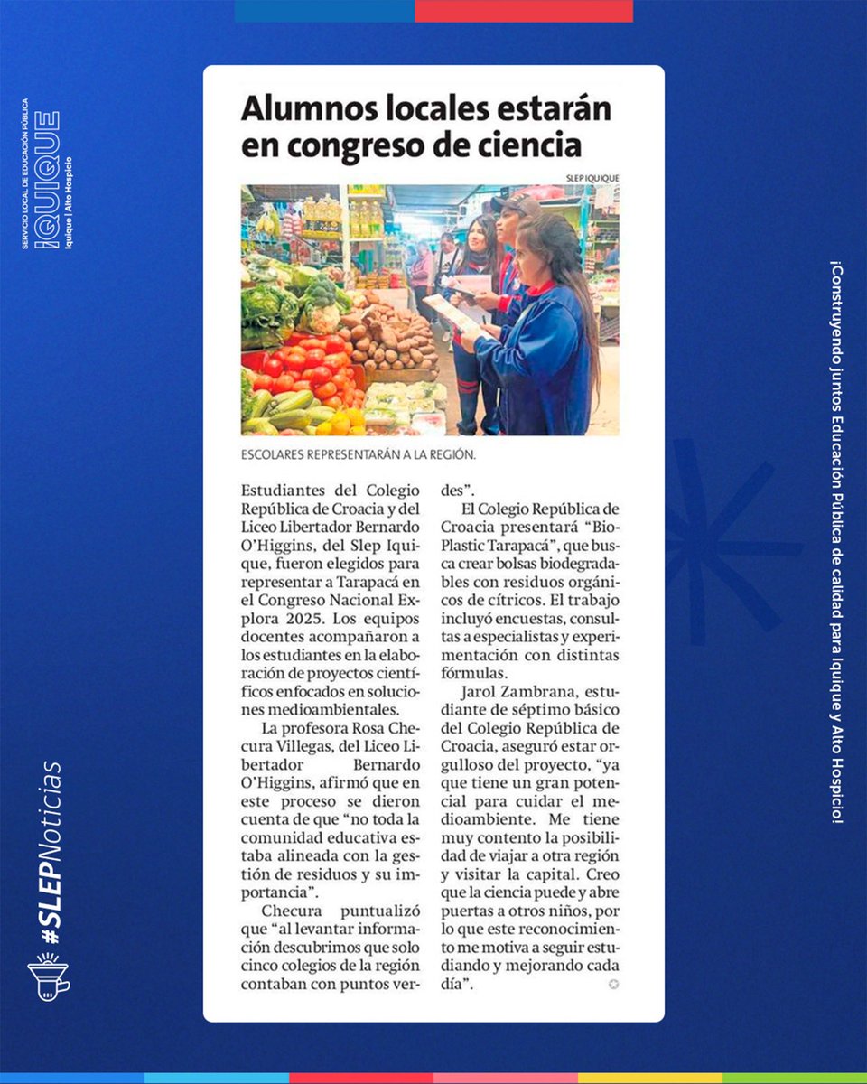 Servicio Local de Educación Pública (SLEP) Iquique tweet media