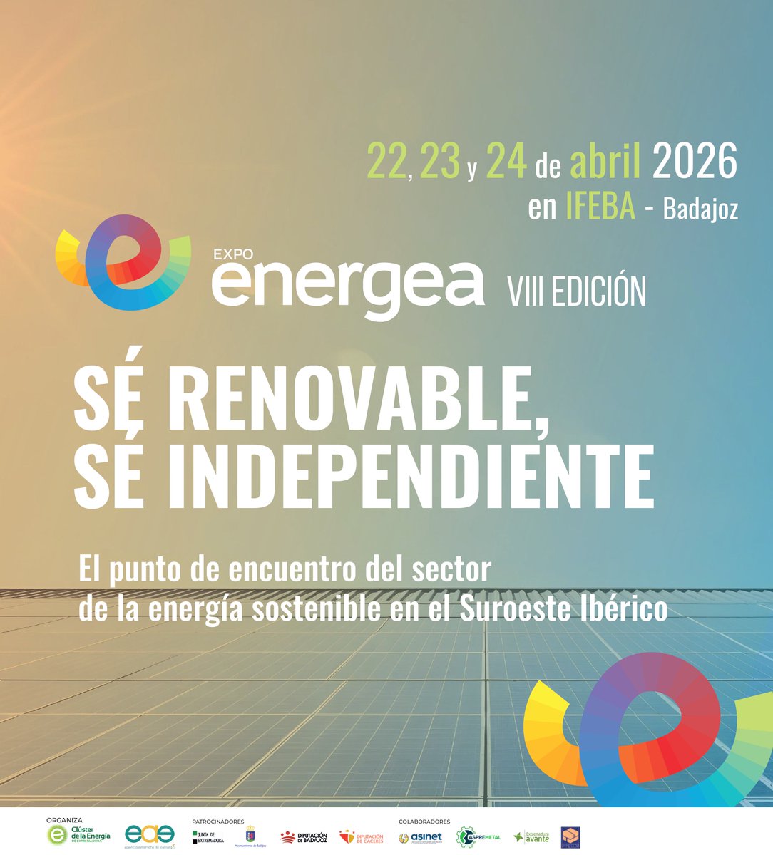 📷 ¿Quieres conocer más sobre la nueva edición de #Expoenergea? ¿Estás interesado en asistir, participar o exponer? Compartimos contigo el dossier de la feria. Puedes descargarlo en este enlace: drive.google.com/drive/folders/…