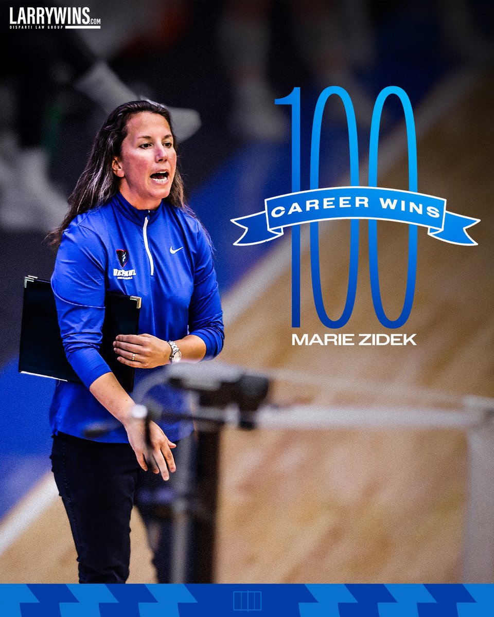 DePaul Volleyball (@depaulvball) on Twitter photo Congratulations to <a href="/mariezidek/">Marie Zidek</a>๐ฏ
Yesterday's victory marks her 100th career win leading the Blue Demons! Congratulations to <a href="/mariezidek/">Marie Zidek</a>๐ฏ
Yesterday's victory marks her 100th career win leading the Blue Demons!