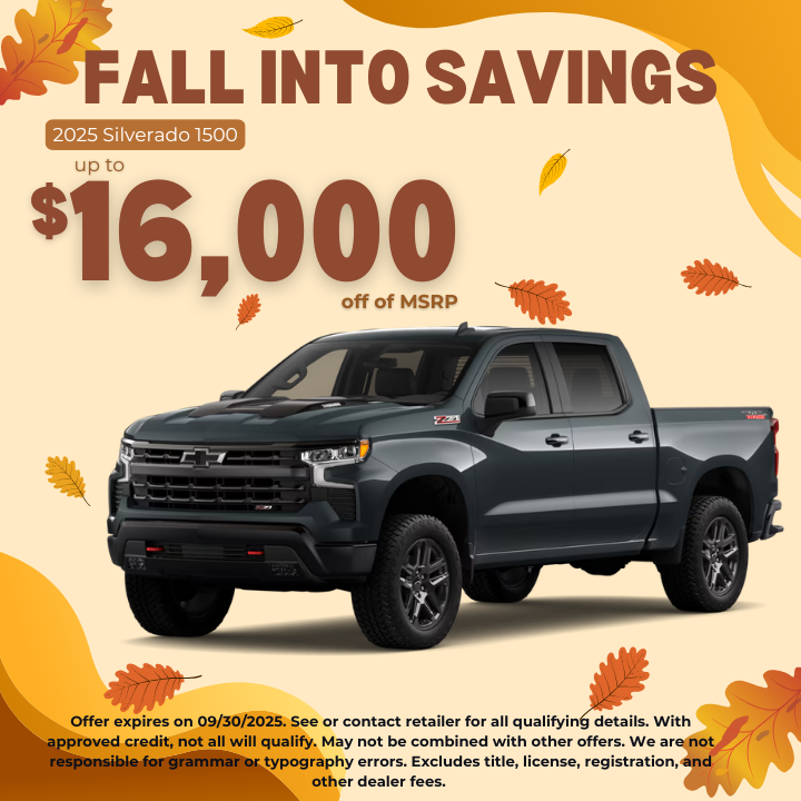 McCarthyLSChevy's tweet photo. 🍂 Fall Into Savings at Chevy Lee’s Summit!
Big deals are here on the all-new Chevy Traverse, Equinox, and the powerful 2025 Silverado EV. Fresh inventory, limited-time offers, and more reasons to upgrade!
Shop here: https://t.co/fVDCePXgG8
#ChevyLeesSummit #FallIntoSavings https://t.co/SPBKEEm7YQ