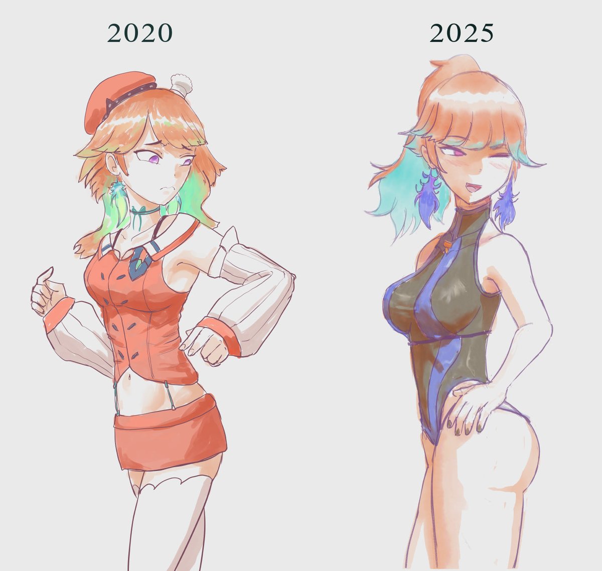 grissaecrim's tweet image. Kiara’s hips gains through the years. #KFPicasso