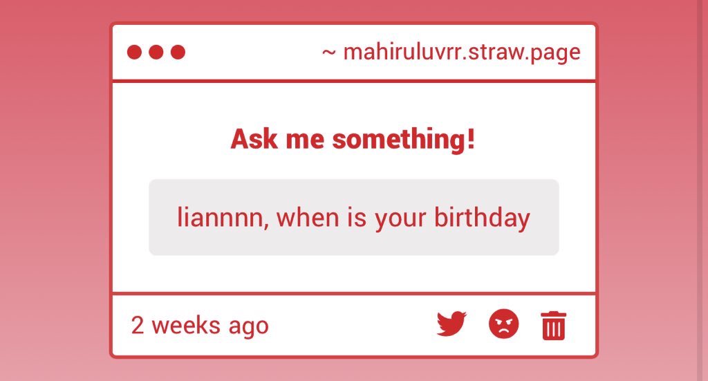 25/10 hehe its next month~