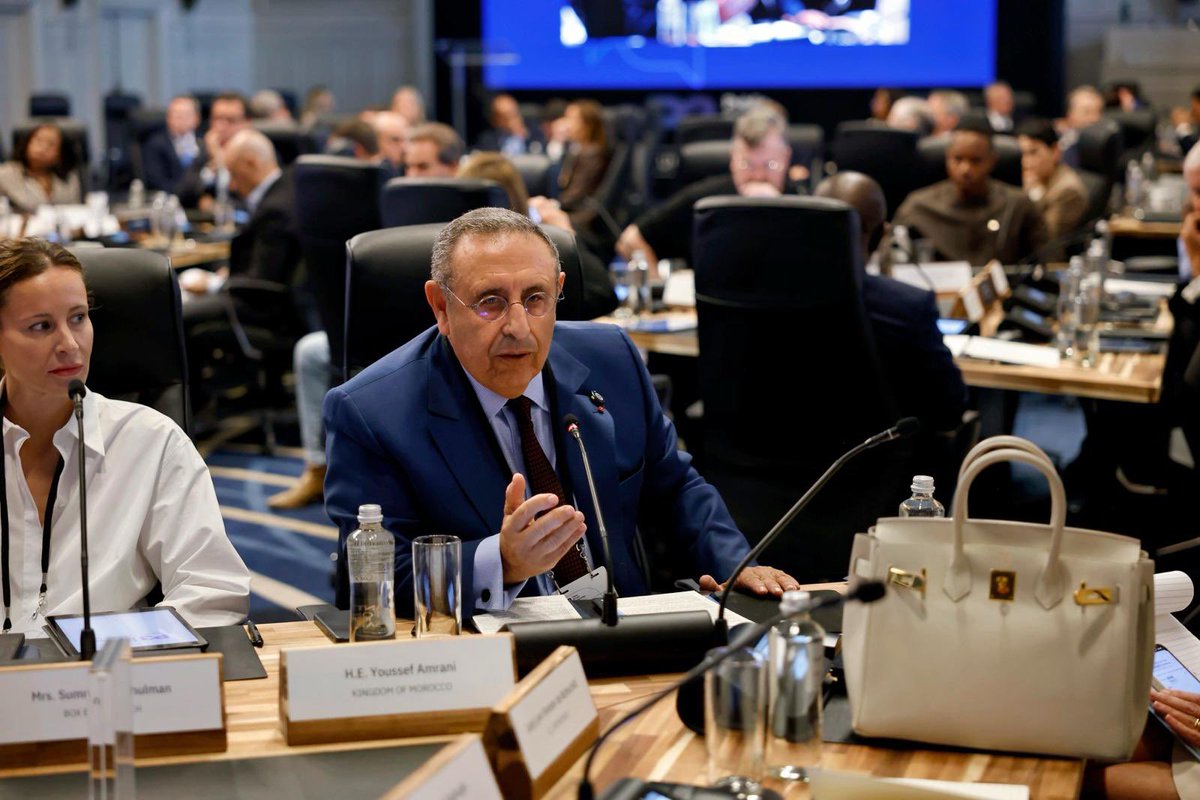 youamrani's tweet photo. At the #P3Summit in New York, with leading CEOs, senior U.S. and international officials, I underscored the Moroccan model of Public-Private Partnerships as a path shaped by credibility and inclusive growth. Commitment, trust and development are the foundations we must build upon to move forward together and achieve shared prosperity. Congratulations to my dear friend @RichardAttiasAs and all the organizers for hosting this timely discussion.