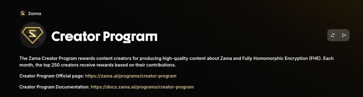 Yesterday in my weekend recap, I mentioned Zama, and I surprisingly ranked at #17 on the 24h LB 😅
Honestly, with so many creators aiming for the OG NFT I wasn’t sure if it was worth grinding… but seeing this rise gave me the green light ✅

🟡Day 1: Onboarding
For anyone who