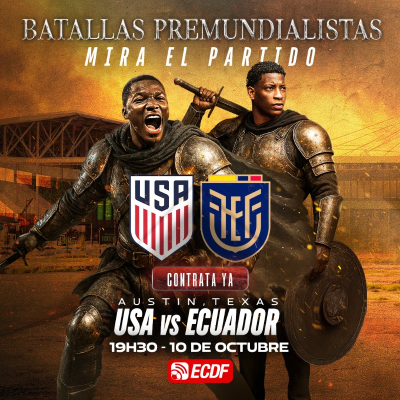 ElCanalDFutbol's tweet photo. 🇪🇨 OCTUBRE Y NOVIEMBRE PARA VER A ECUADOR ANTES DEL MUNDIAL 🌎⚽ 

4 BATALLAS DE PREPARACIÓN:
🇺🇸 USA
🇲🇽 MÉXICO
🍁 CANADÁ
🇳🇿 NUEVA ZELANDA

Partidos Premundialistas por la pantalla de ECDF 📲 https://t.co/9HccglKJvV
