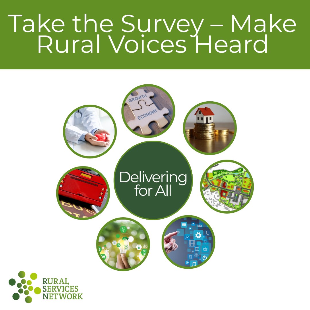 Have your say on rural life! <a href="/RSNonline/">RSN Online</a> has launched a new survey to capture rural voices across England.  
bit.ly/3VlVq1i Take part &amp; share. 
Your voice will inform MPs &amp; decision-makers. #DeliveringForAll #RuralVoices