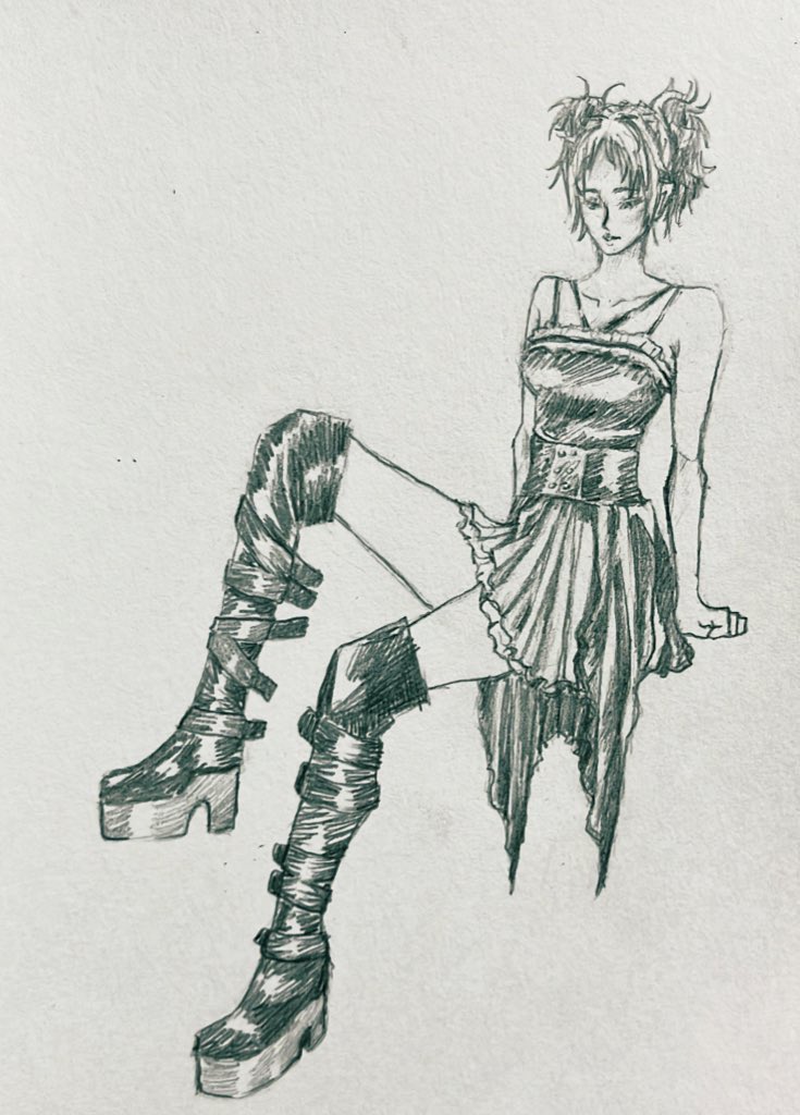 apuchank3's tweet photo. #100日チャレンジ 46日目
少し前の絵 https://t.co/tUWiJmOkns