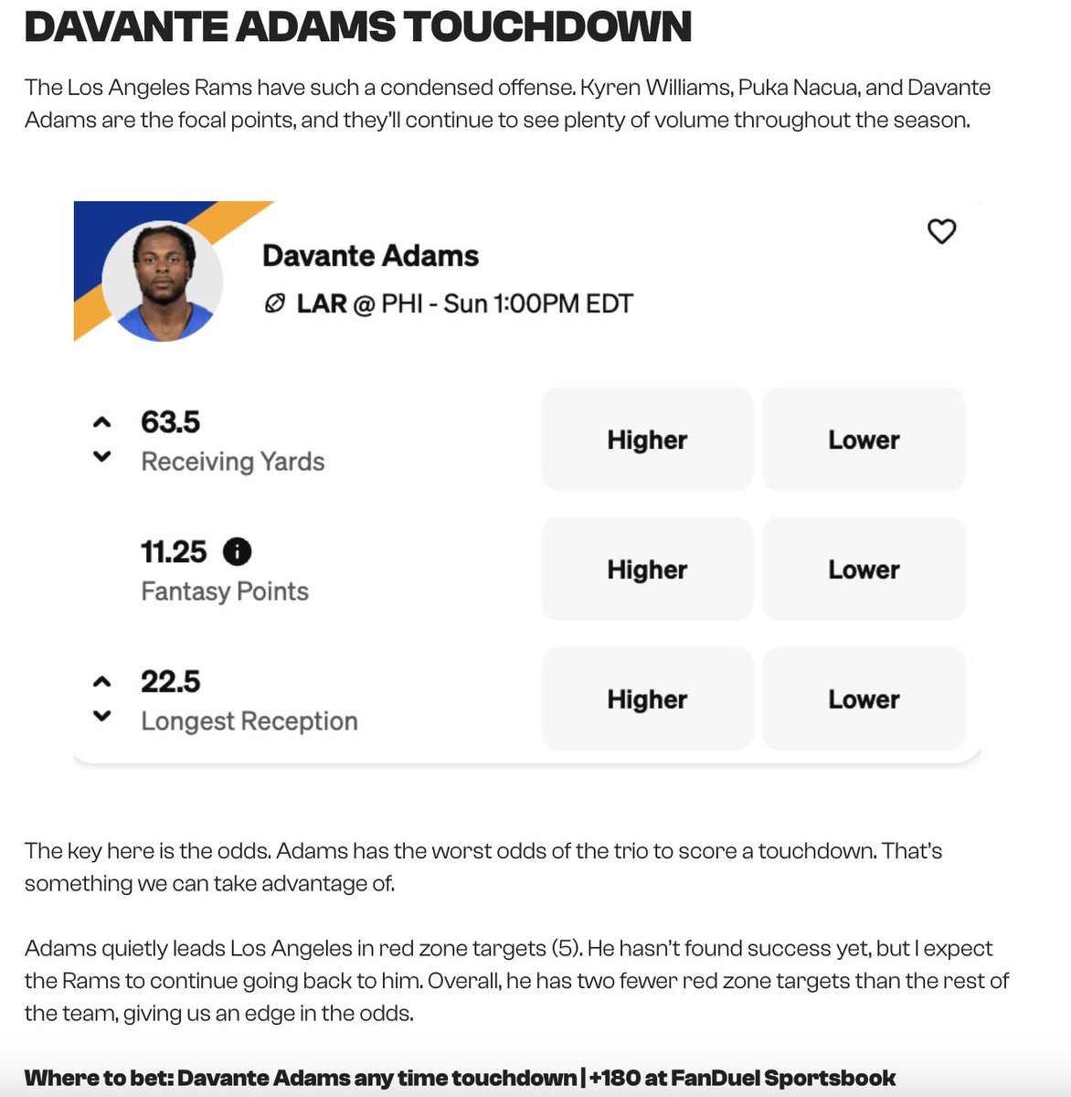 Clean sweep for <a href="/BalesSJustin/">Justin Bales</a> on the ATD front yesterday for <a href="/PropsUS/">Props.com</a> 👀

No pressure on me to hit at least one for tonight's game...

props.com/nfl-anytime-to…