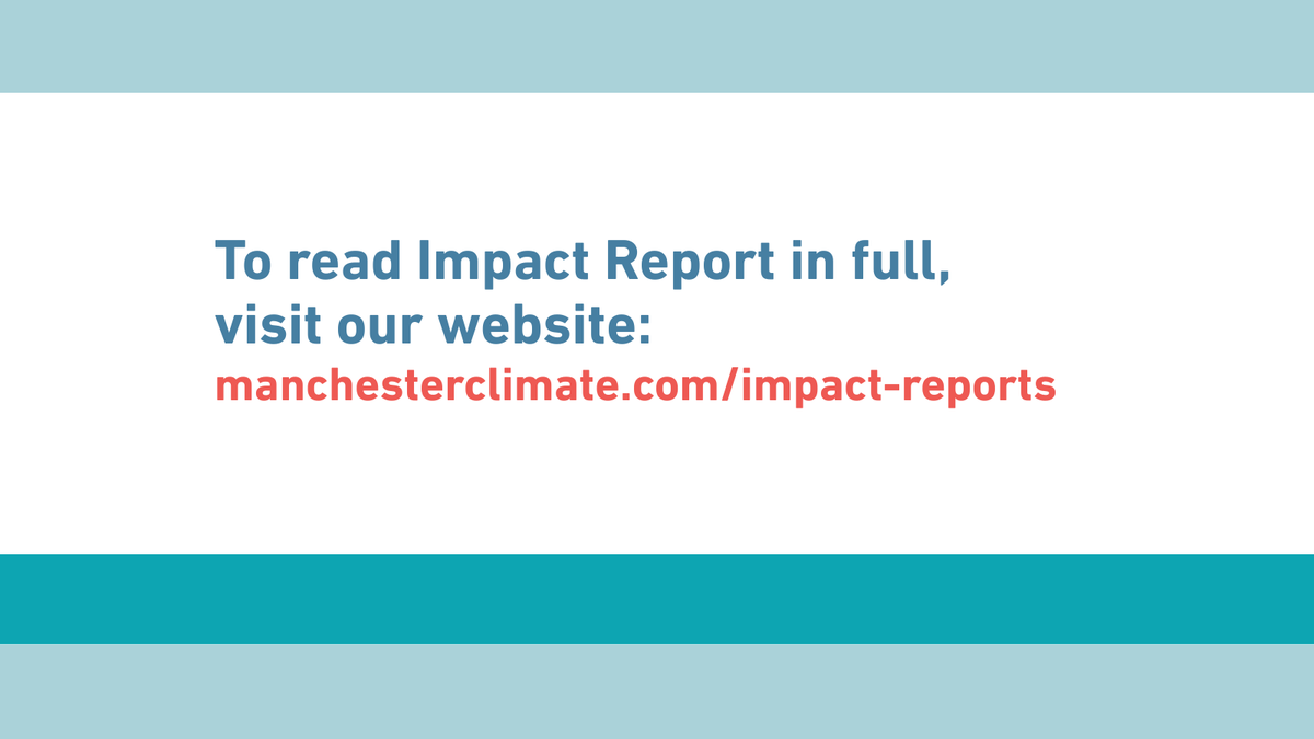 Read our latest Impact Report to discover how Manchester Climate Change Partnership and Agency have been supporting our city to become zero carbon and climate resilient between April 2024 and March 2025 🏙

manchesterclimate.com/impact-reports