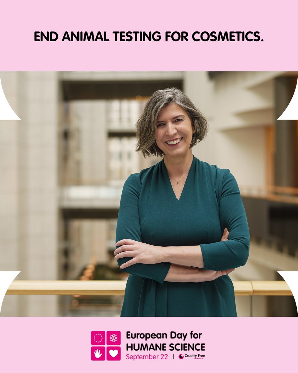 PvdDEuropa's tweet image. Vandaag is het #EuropeanDayForHumaneScience en roepen we op om te stoppen met dierproeven voor cosmetica in Europa. Want testen kan zonder dieren en moet zonder dieren ❗ @CrueltyFreeIntl