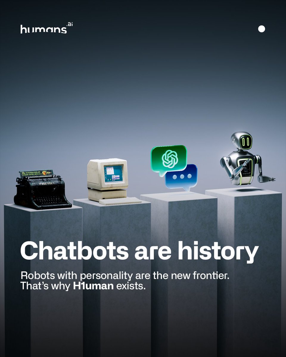 Not your grandpa’s chatbot.
Not your normie AI.
This is H1uman - an AI agent for the next era.
Chatbots are history. Agents are the evolution.