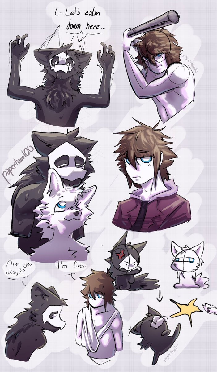 Changed doodles

#changed #fanart #furry #Puro