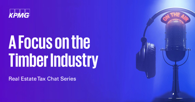 sterlingquality's tweet photo. Join KPMG for a Real Estate Tax Chat focused on the #timber industry, where we will discuss its history, the current market, investor activity, operational factors, and tax considerations. Click to register. https://t.co/hrurUq5uMV https://t.co/JIshZfz0TG