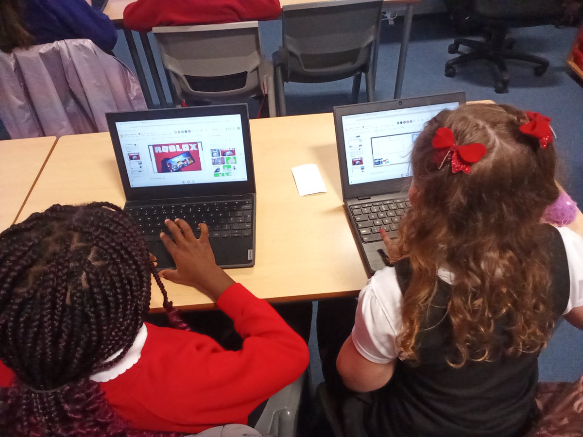 GCPDLeaders's tweet image. The digital leaders are busy creating their first online safety assembly. They have decided that the first assembly of the year will be about how to stay safe on Roblox. @PrimaryGreat #GCPComputing
