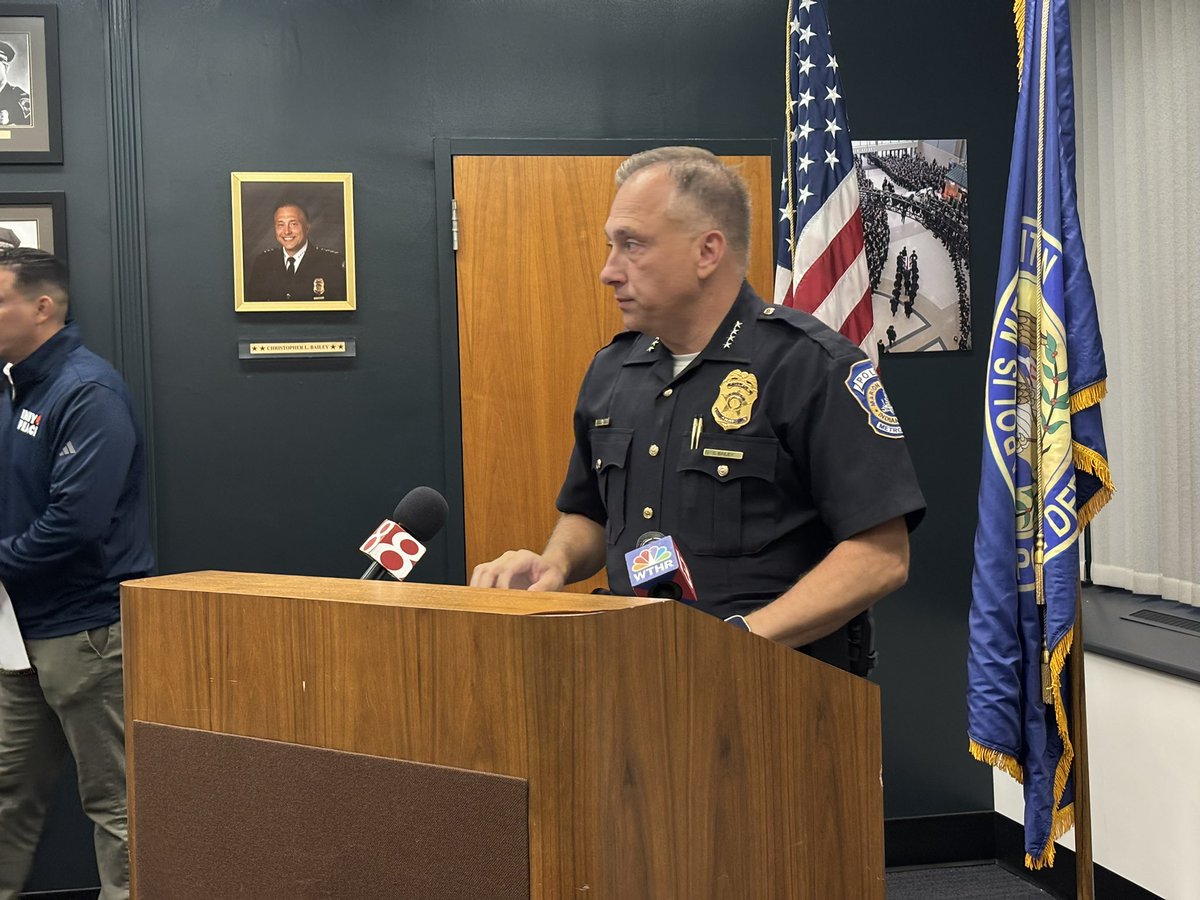 IMPD talked with the media about the deadly shootings that happened across Indianapolis this weekend.

Hear from Chief Bailey on updates to the shootings tonight on <a href="/WTHRcom/">WTHR.com</a>