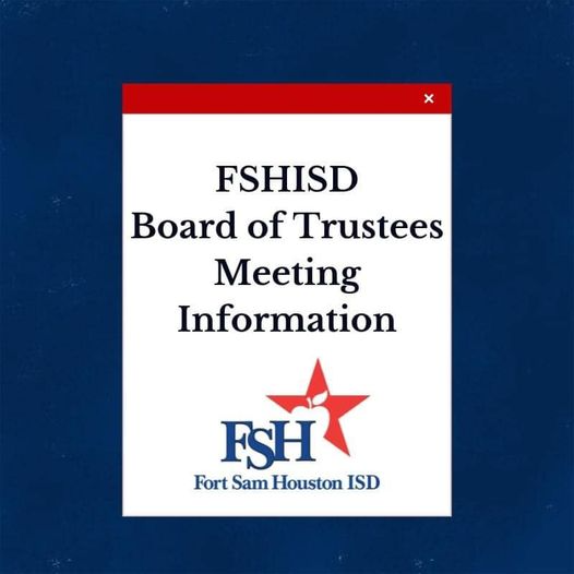 Reminder: FSHISD Board Meeting, Wednesday, September 24 

Please head to the following link for more details: psqr.io/DSDiLhjNZ6